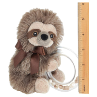 Jouets pour bébé de 0 à 12 mois en forme d'animal en peluche douce hochet à main jouets poupées pour bébé