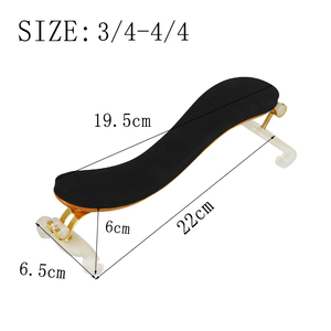 Support d'épaule réglable pour violon en bois massif jaune, tailles 4/4 et 1/2, pour enfants et adultes, fabriqué par <span class=keywords><strong>Aston</strong></span> <span class=keywords><strong>Villa</strong></span> (OEM) - Product Image 6