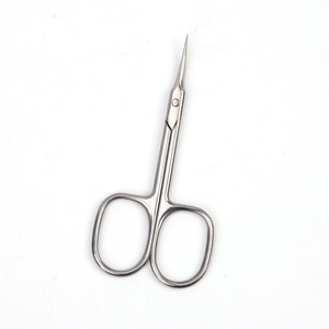 Hot Sale Stainless Steel Manicure <b>Scissors</b> with Sharp Straight Blade <b>for</b> Eyebrows Makeup <b>Nail</b> Cuticle Wholesale Beauty <b>Scissors</b> - Product Image 1