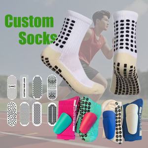 Chaussettes antidérapantes <span class=keywords><strong>CMAX</strong></span> Soft de haute qualité, très vendues, pour le sport, le football, le basketball, avec logo personnalisé, grip et coussinets. - Product Image 1