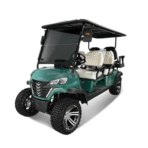 DOT Approved 4+2 Seater Buggy AC Motor Off Road Electric Golf Cart