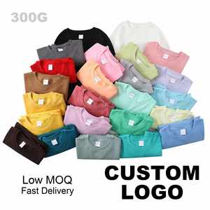 Sweat-shirts imprimés à épaules tombantes coupe classique 300G, hauts à col rond couleur macaron pour le printemps et l'automne, ODM Group Best Friend - Product Image 3