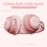 Casque de jeu sans fil avec bluetooth 5.2 10mm pilotes son Surround HD Mic pour PC portable Gamer téléphone portable casque d'écoute
