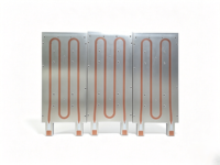 Récepteur de liquide réfrigérant personnalisé MaiWei, dissipateur thermique en aluminium-cuivre pour le refroidissement des IGBT dans les systèmes de réfrigération