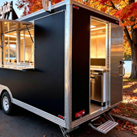 Remolque de Comida Completamente Equipado en Venta, Remolque Móvil para Café y Bar, Remolque para Helados, Carrito de Hot Dogs, Camión de Comida