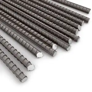 Barres d'armature en acier personnalisées au meilleur prix tiges filetées en acier au carbone en acier inoxydable barres d'armature en acier