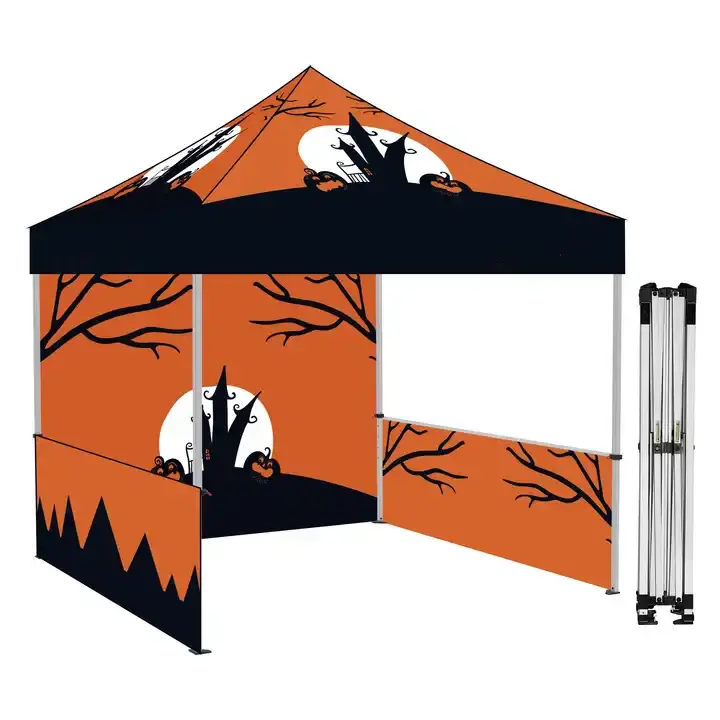 Factory Custom Print Branded 3x3m Pop Up Tent Outdoor Waterproof Aluminum Iron Frame Gazebo Folding Trade Show Tent Canopy