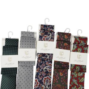 Wholesale Custom Formal Paisley <b>Polyester</b> <b>Tie</b> for Men's Ascot Neckwear Breathable Double Brushed Interlining - Product Image 5