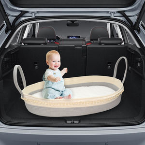 Cesta Cambiador de Bebé Plegable y Lavable Nuohui con Certificación CPC, 100% Algodón, Base de Espuma, Cubierta Impermeable Orgánica, 76x40x13cm - Product Image 3