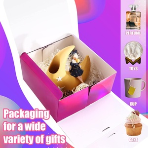 Cajas de Regalo con Logotipo Personalizado, Papel Holográfico y Cinta Decorativa, Modelos Explosivos - Product Image 2