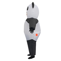 Costume de panda géant gonflable pour adulte, convient aux personnes de 1,5 à 2 m. Idéal pour Noël, le cosplay, les fêtes, les spectacles sur scène et les bals masqués