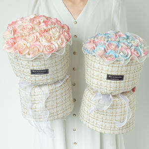 San valentino piccolo bouquet profumato simulazione sapone fiore compleanno per inviare amici maschi e femmine boudoir <span class=keywords><strong>fiori</strong></span> a mano - Product Image 2