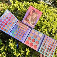 Vente chaude 117 couleurs maquillage fard à paupières Karol g et Shakira haute pigment étanche ombre à paupières plaque