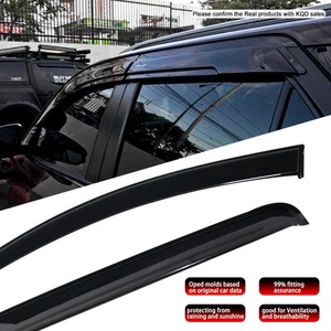 แผ่นบังแดดประตูรถยนต์ OEM สีโครเมียม/สีดำ  แผ่นบังแดดกันฝนสำหรับรถยนต์ฮุนได ทูซอน ปี 2016-2020 - Product Image 4