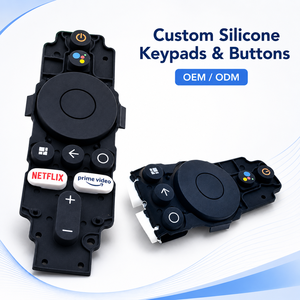 Custom Silicone Rubber Keypads For Remote Control Electronic Device OEM ODM Waterproof Durable Soft Touch Button Manufacturer
