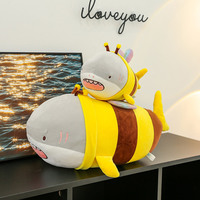 Peluche Requin et Poupée Abeille - Édition Noël, Design Tendance Fait Main