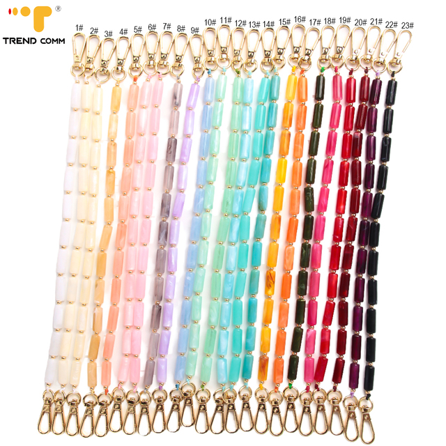 2026 Newest 32 CM Wristband Phone Chains Bamboo Bead Mobile Phone Lanyard Phone Charm for Daily Use for iPhone 15 16 17 Pro
