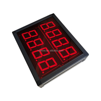 Pantalla LED Digital de Segmentos con Entrada de Señal Analógica de 0~10V / 4~20mA, Protocolo Modbus, Interfaz RS485 / RS232 / TTL