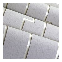 Papiers peints PVC modernes en mousse 3D géométriques abstraits, aspect daim, pour hôtels et maisons, imperméables, insonorisés, ignifuges, à motifs floraux, échantillon gratuit