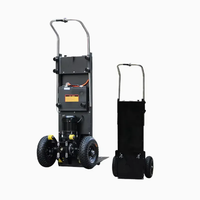 Carretilla Manual Eléctrica Portátil para Subir Escaleras, con Batería, para el Transporte de Materiales, Cumple con la Normativa CE