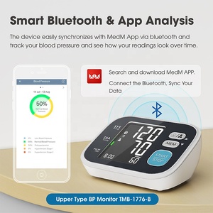 Misuratore di Pressione Sanguigna Elettronico Wireless per Adulti con Display LCD Automatico per Braccio Superiore Alta Precisione Certificato CE Classe II - Product Image 3