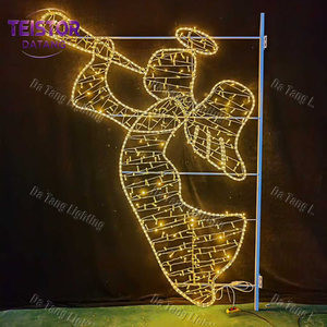Outdoor Christmas Pole Decoration LED Motif <b>Lighting</b> for <b>Holiday</b> Streets Commercial Areas and Public Displays - Product Image 6