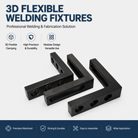 Table de soudage 3D à haute planéité, ensemble d'outils flexibles, banc en fonte pour opérations de soudage en atelier