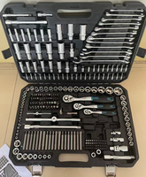 Personnalisation du logo, outils automobiles, outils manuels, kit d'outils de 300 pièces, boîte à outils, mécanicien, en matériau CRV