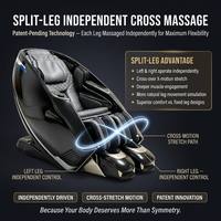Nouvelle Arrivée Fauteuil de Massage Innovant pour Centre SPA, avec Massage Indépendant des Jambes, Étirement de Jambes Individuelles, Massage 4D, Rail SL et Étirement Thaïlandais