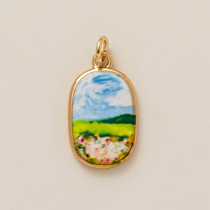 Fabrieksgroothandel |   Bestverkochte handgeschilderde hangers van roestvrij staal met emaille, DIY-accessoires, fruit, bloemen, diverse dieren - Product Image 5