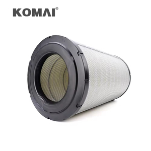 Pièces de moteur d'excavatrice Komai Manufacturers, filtre à air 600-185-6100 600-185-6110 à vendre 11033996 AF25454 P777868 - Product Image 3