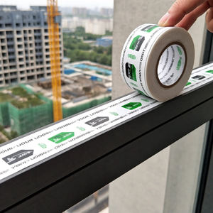 <span class=keywords><strong>Película</strong></span> de PE Negra y Blanca de Alta Viscosidad para Paneles de Cerca de Aluminio, <span class=keywords><strong>Película</strong></span> Elástica Suave para Perfiles de Aluminio - Product Image 1