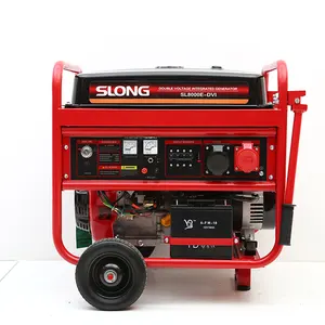 Générateur à essence 3 phases Slong SL8000E-DVI, 5kw, 6kw, 8kw, 10kw, 12kw, 15kw, double tension, puissance de sortie égale, générateur à essence