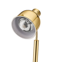 Lampe chaude en marbre blanc Lampe de chaleur alimentaire Buffet Station de chauffage et de réchauffement électrique 250W Argent Or BW301B