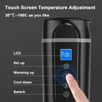 12V 24V Portable voiture chauffage tasse en acier inoxydable chauffe-eau bouteille voiture bouilloire tasse à café