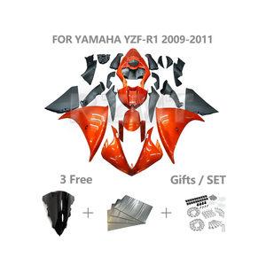 ชุดแฟริ่งมอเตอร์ไซค์แบบเต็มคันสำหรับ YAMAHA R1 ปี 2009-2011 ชุดแต่งแฟริ่ง YZF R1 ผลิตจากพลาสติก ABS ฉีดขึ้นรูป รุ่น Y1009-121a - Product Image 1