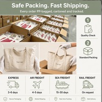 Sac fourre-tout en toile de coton naturel moyen avec logo imprimé personnalisé et longue anse pour campagne publicitaire, fabrication OEM