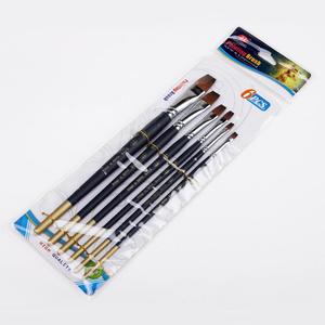 Ensemble de pinceaux professionnels pour aquarelle, pointe fine, pointe ronde, poils en nylon, 12 pointes, manche en bois, peinture DIY - Product Image 1