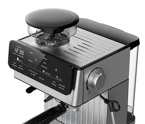 2026 Kaltmilchaufschäumer 4-in-1 20 Bar Latte Mocca Maker mit Manometer Espressomaschine mit Mahlwerk - Product Image 6