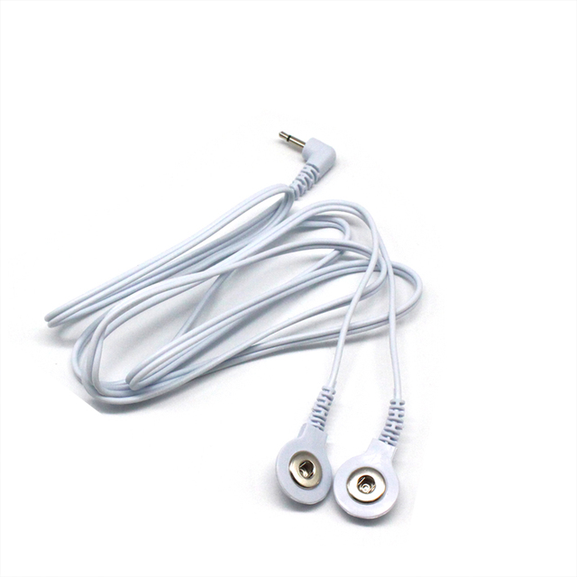Electrode TENS Unit Digital Therapy Machine Physiotherapy Body Massager TENS Cable Conductive Line Electrode Wire