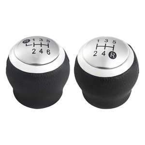 Pommeau de levier de vitesse en cuir, 5 ou 6 vitesses, ergonomique, pour Toyota Corolla Yaris RAV4 2007 2013 - Product Image 1