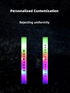 Palos de Luz LED de Plástico con Logotipo Personalizado, 47x4cm, Colores Variados, para Bodas, Conciertos, Fiestas, Paquete al por Mayor, Palos Luminosos para el Hogar - Product Image 3