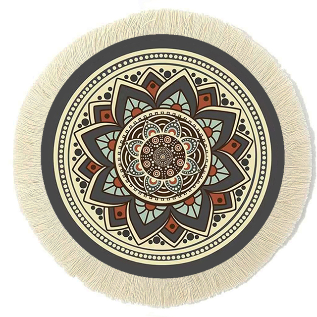 Beautiful Turkish Woven Persian Rug Style Eco-Friendly Gaming Mouse Pad 270x180mm Office Decor Fabric Stock