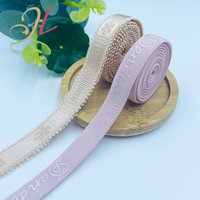 Bande élastique personnalisée à picots, ruban élastique décoratif tissé pour lingerie, sous-vêtements et couture de vêtements