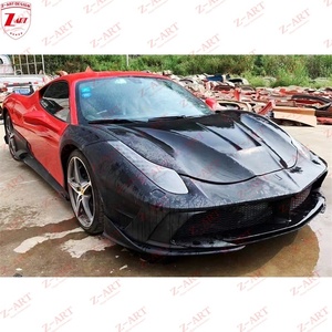 Kit de Carrocería Completo de Fibra de Carbono Estilo <span class=keywords><strong>Mansory</strong></span> de Z-ART para <span class=keywords><strong>Ferrari</strong></span> <span class=keywords><strong>458</strong></span>, Parachoques Delantero y Trasero, Piezas de Afinación Aerodinámica - Product Image 3