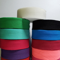 Bande élastique pliable noire et blanche de 1,5 à 3 cm, haute ténacité, écologique, sangle biaisée personnalisée pour sous-vêtements