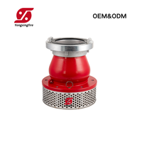 Pengiriman Cepat Filter Air Saringan Hisap Aluminium dengan Sistem Selang Fitting Storz 4"-6" Filter Selang Pemadam Kebakaran untuk Pemadam Kebakaran.
