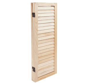 หน้าต่างไม้จริง หน้าต่างบานเกล็ด บานเกล็ดแนวตั้งทันสมัยสำหรับหน้าต่าง - Product Image 2