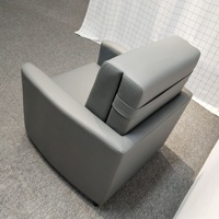 Sofá con estructura de metal de buena calidad, sofás, camas para el hogar, silla de salón de cuero PU, venta al por mayor, sofá, cama