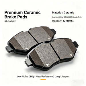 Plaquettes de frein avant en céramique carbone de qualité supérieure pour Honda Fit <span class=keywords><strong>Jazz</strong></span> City Greiz Crider 45022-T5A-000 D1743 Pièces de freinage automobile haute performance - Product Image 2